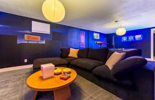 5BD Japanese-Themed w/ Hot Tub, Movie Room & Games - Foto 24
