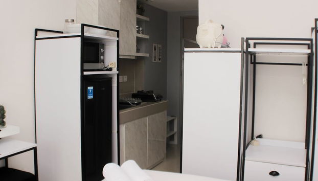 Cozy Stay And Tranquil Studio At Vasanta Innopark Apartment - Foto 5, Habitación