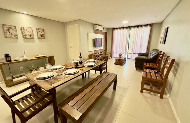 GranSol, Terreo, Pé na areia, 03 qtos, 08 hóspedes, a 600m do B PARK - Photo 28