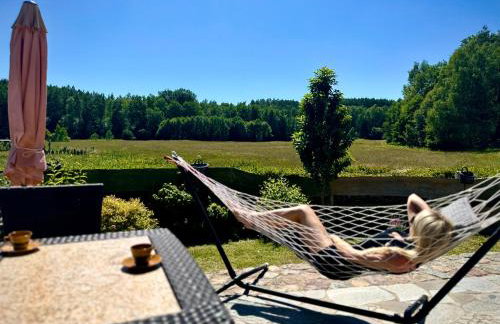 Dworek nad jeziorem z prywatną plażą - Photo 20