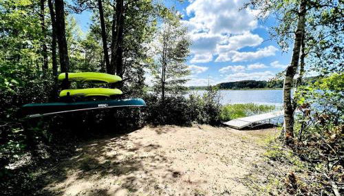 Group Lake Cabin with Ping Pong Table Loaded with Kayaks in Wisconsin - Foto 3