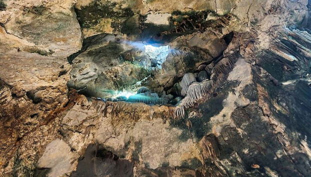 Pierre calcaire des grottes de Gasparee