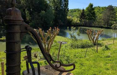 Maison de campagne 4 couchages avec piscine et lacs - Foto 9