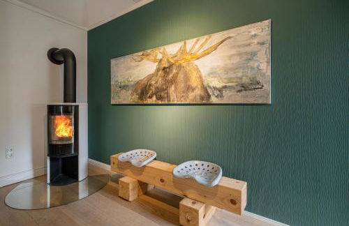 Klüterkammer, Ferienhaus auf Gutshof mit Kamin - Foto 4