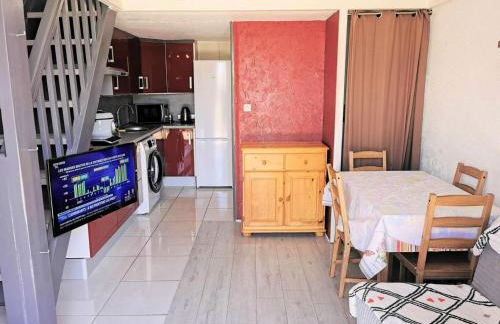 Résidence Grande Bleue - VILLA T1 CAB MEZZ 6 couchages PORT LEUCATE MAE-0624 - Foto 3