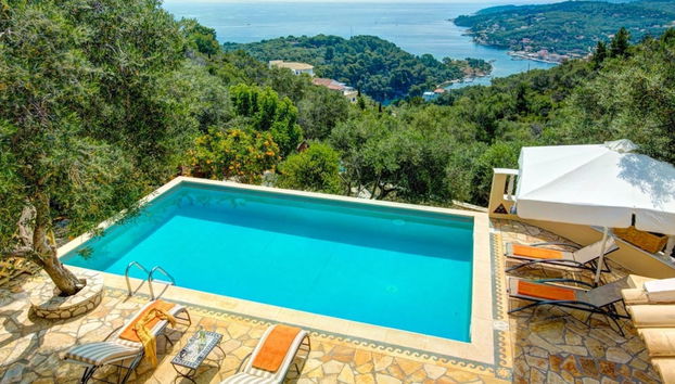 Anastasia Villa - Timeless Elegant Sanctuary With Panoramic Views - Foto 4, Habitación