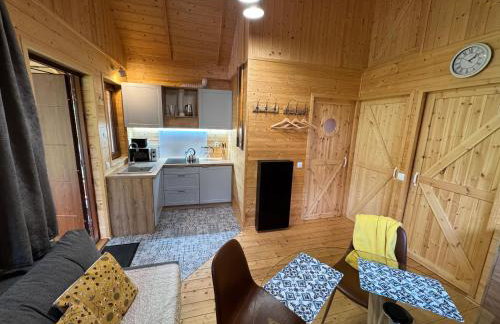 Domki przy jeziorze z prywatną plażą w Borach Tucholskich Pensjonat Alicja wczasy z dziećmi nowe luksusowe domki na skraju jeziora i lasu - Foto 36