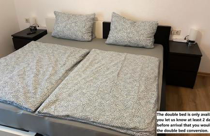 Ferienwohnung mit 2 Zimmer, Küche, Bad, in Saarbrücken - Photo 5