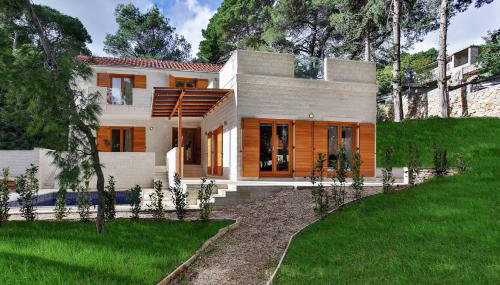 Private luxury Villa BIANCO on Solta for up to 10 persons, heated pool, free parking, very close to the beach! FREE Kajak & Mountainbikes, GREAT living area & privacy! - Foto 1