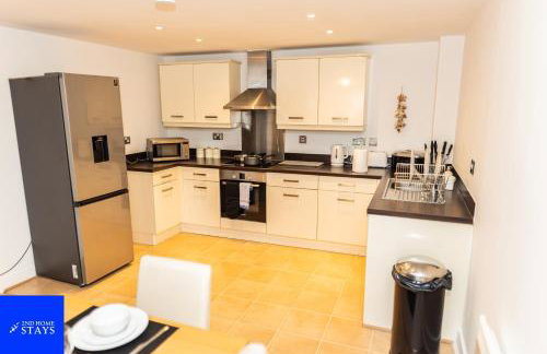2ndHomeStays-Digbeth-B12 I Large Stylish 2-Bed Apartment I Ensuite I Sleeps 6 I Free Parking & WiFi I Perfect for Work Stays, Relocations & Holiday I Near Birmingham Project Sites & Attractions - Foto 15