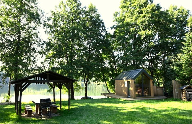 Holiday Home on the Lake Shore, Sauna, Jacuzzi - Foto 26