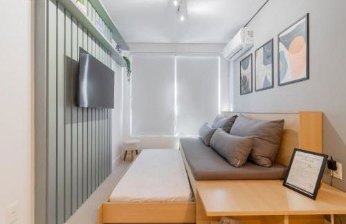 Apartamento com VISTA maravilhosa no bairro do Pina! Cozinha completa, Wi-Fi, Ar Condicionado e máquina de lavar - Condomínio com Estacionamento, Recepção 24h, Piscina e Academia - Foto 10