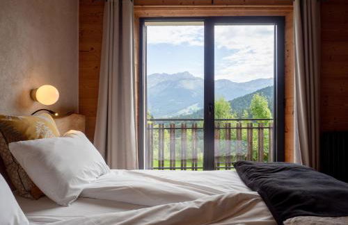 Domaine Les 4 Vents, élégant gîte privé 4 suites vue montagne pour 2 à 8 personnes au cœur de 12 hectares de nature - Foto 1