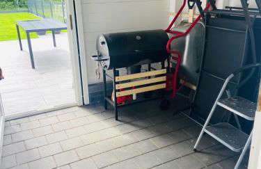 8 Personen Ferienhaus ,,Seegelblick" am Goitzschesee, erste Reihe am Strand mit Sauna, Whirlpool, Kamin, Wallbox & SUP - Foto 42