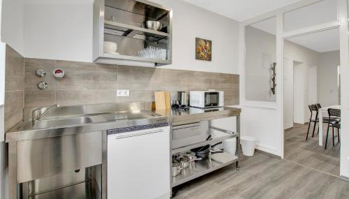 Monteursunterkunft mit Balkon in Bergkamen - Foto 4, stove, dishwasher