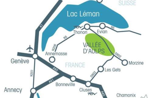 Appartement Portes du Soleil à Le Biot avec ménage et WIFI inclus - Foto 25