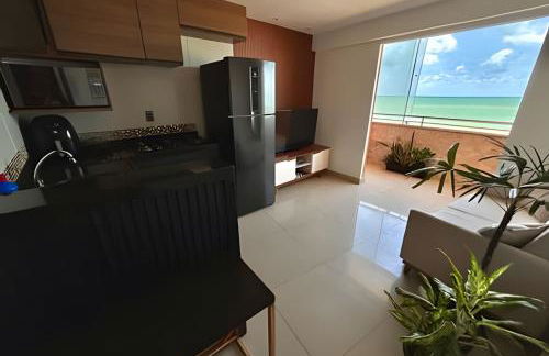 Flat à beira-mar com vista para a praia do meio - Foto 11