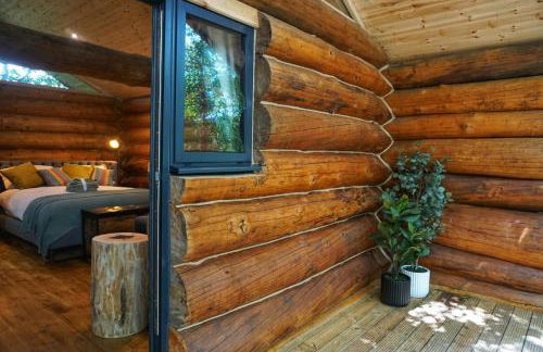 Secluded Hand Crafted Log Cabin - Foto 14