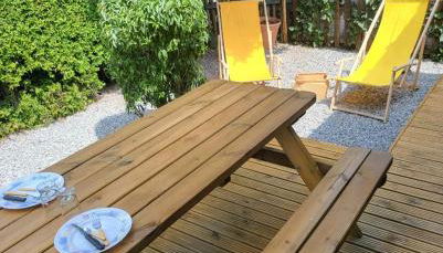 Petit chalet 40 m2 en Ubaye BARCELONNETTE - Foto 5, Garden, sunbed