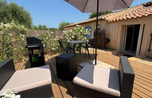 Studio 2 personnes - climatisé, terrasse, parking - Foto 12