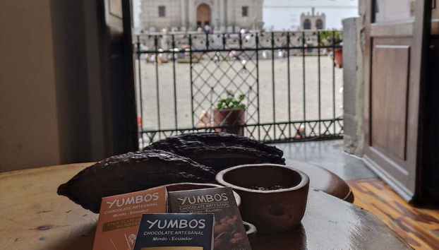 Todo listo para la cata de chocolate de fino aroma