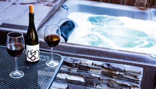 The Nest Serene Sanctuary w Hot Tub Fireplace Grill Hammock Outdoor Fire Feature Fully Fenced Yard AC Pets Ok - Foto 3