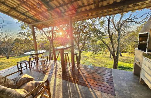 Chalés Vila Real - Tranquilidade na Serra de Carrancas - Piscina com uma vista espetacular do Pôr do Sol - Foto 124