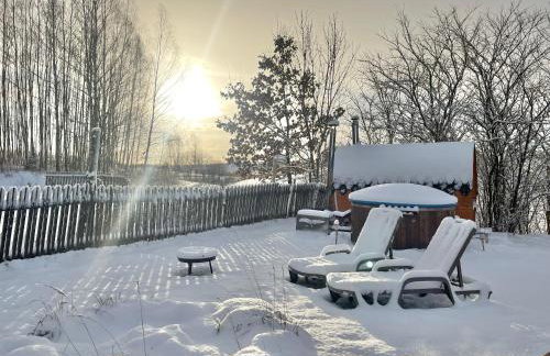 Żurawi klangor - dom z sauną i jacuzzi - Foto 47