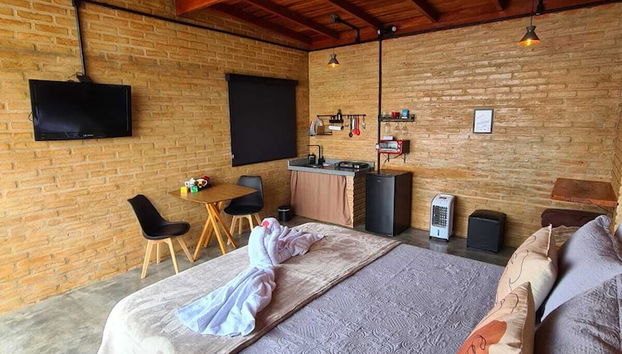 Chalé Sol no Horizonte - Foto 3, Habitación