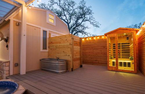 Secluded Luxury Couples cabin Sauna Pool - Foto 9