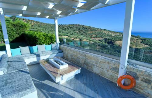 Paleokastro Villas with Private Heated Pool, Top Views - Next To Center - Top WiFi - Foto 72