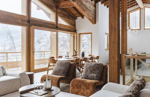 7 Summits - Chalet 230m2 Salon Cathedrale Vues Cheminee - Foto 11