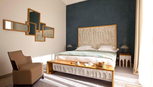 Palais Rim Marrakech – Grande Villa de Vacances avec Piscine et Jardin - Foto 4, Habitación