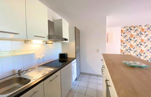 La Palmeraie T2, terrasse, clim, pkg, centre ville - Foto 7