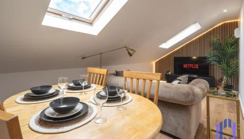 Scandi Loft Style Apartment - Sleeps 6 - near Manchester Airport - Foto 1