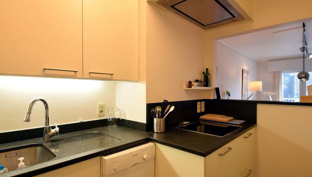 Chic Sea-view Apartment - Foto 3, Cocina privada