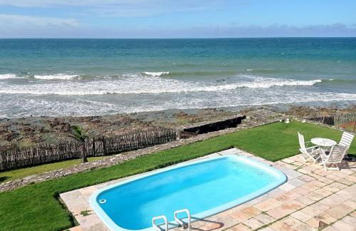 Casa Jangada - Incrível vista mar com Piscina e a melhor localização na Beira Mar da Taíba - Foto 1