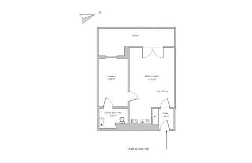 BO040-1157 Appartement 2 pièces 4 couchages BORMES LES MIMOSAS - Foto 11