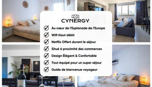 Centre - Parking - Esplanade de l'Europe - Cosy - Foto 3