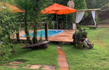 Sítio Recanto dos Lagos piscina sauna e churrasqueira - Foto 27