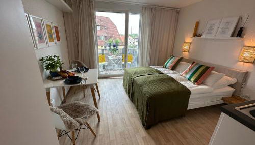 Komfortables, barrierefreies Appartement mit sonnigem Balkon in der Nähe von Flughafen und Messe 30 - Foto 3