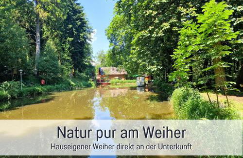 Bootshaus Froschkönig übernachten über dem Weiher - Foto 16