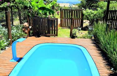 Chalés Praia do Rosa piscina compartilhada - Foto 9