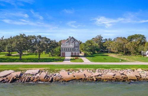 Stunning bayfront home with spacious deck and incredible Galveston Bay views - Foto 10