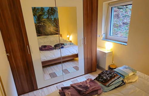 Winterberg Appartement 6 Pers aan Skilift grootste Skigebied nabij Bikepark Unieke locatie met zeer rustige tuin in het bos en het gezellige centrum leuke cafes restaurants en gratis zwembad sauna relax speelruimte parkeerplaats naast Der Brabander - Foto 9