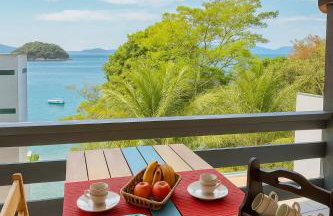 Anfitriões Angra- Flat com Vista Espetacular na Praia Grande - Foto 1