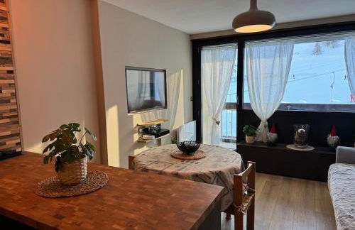 Appartement Les Chalmettes 4 Personnes au pied des Pistes Wifi - Balcon - Parking - Photo 2