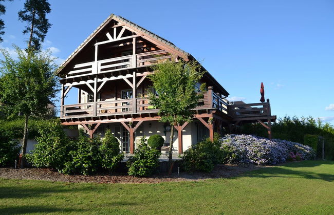 Affluent Chalet in Septon with Whirlpool, Sauna, Hot Tub - Photo 1