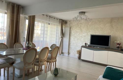 Bel appartement spacieux et lumineux de 100m2 au 3e étage avec ascenseur -A 5mn à pied du parc des expositions congrès de Dijon et ENG et 10mn du centre ville place Parking devant l'immeuble - Foto 21