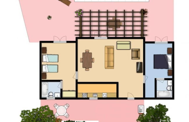 Villa Peach Large Private Pool Walk to Beach Sea Views A C Wifi Car Not Required - 2181 - Foto 5